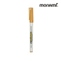 모나미 네임펜 X F M T 유성마카 낱색 6색 12색 24색 세트 0.4 0.7 1.8mm, 네임펜F 중간글씨용_1자루_옐로우오커(YO44)