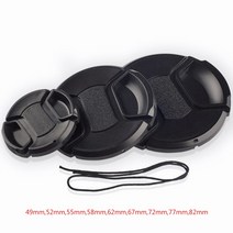 카메라 렌즈캡 랜즈캡 렌즈 캡 액세서리 M50 소니 A6000 카메라용 49mm 52mm 55mm 58mm 62mm 67mm 72mm 77mm 82mm 카메라 홀더 커, CHINA_67mm | Logo For Sony