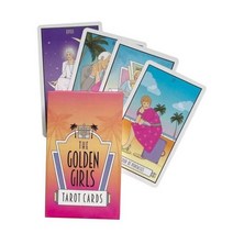 거꾸리 운동기구 타로 음식 운세 카드 전체 영어 클래식 보드 게임 상상력 오라클 데스크 PDF 가이드북 78 개, Golden Girls Tarot