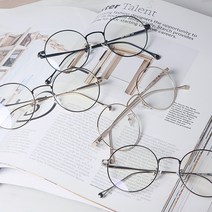 2271 작은사이즈 메탈 동그리 안경 3컬러