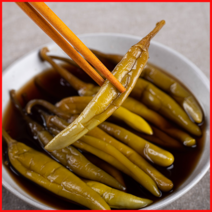 맛사랑식품 간장 고추지 1kg 고추 장아찌