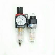 공압 부품 AFC2000 1/4 "포트 공기 소스 처리 장치 F.R.L 조합 필터 조절기 및 윤활제, 01 AFC2000