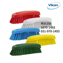 바이칸 허브크린 16701493 핸드솔 대형 컨베이어벨트 청소 세척 이물질 찌든때제거 하드타입브러쉬 넓은간격 빠른건조, 3. 핸드솔 대형 (빨강) 1개