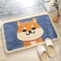 귀여운 시바견 욕실 주방 현관 발매트 발판 650x450