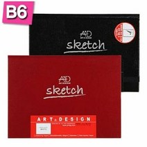 [KT알파쇼핑]S1008-적색 양장스케치북 B6 105g 제본 80장 -45882