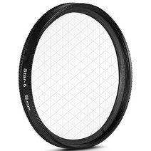 카메라 필터 40.5mm 50mm 58mm 스타 필터 카메라 렌즈 -6 크로스 4 포인트 캐논 500d, 01 star 4