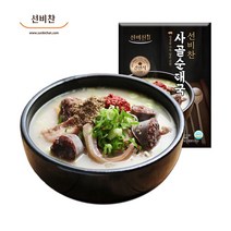 선비찬 [선비찬] 프리미엄즉석국 사골순대국 5봉 외 7종 택일, 선비찬 사골순대국 600g X 5봉
