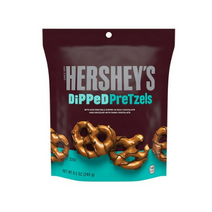 허쉬 밀크초콜렛 딥피드 프레첼 240g 스낵, 1팩