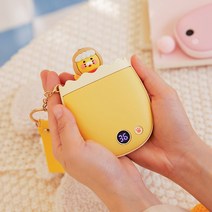 카카오프렌즈 미니 손난로 보조배터리 춘식이 6000mAh, 어피치 ( 핑크 )