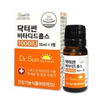 닥터썬 비타디드롭스 1000IU / 비타민D3 드롭/임산부 청소년 어린이 액상비타민D 106153, 닥터썬 비타디드롭스 1000IU X 1