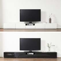 룸핏 에반 1500 600 TV 티비 다이 장 선반 받침대 대 거실장 장식장 서랍장 수납장 테이블 벽걸이 65인치 75인치 원룸 화이트 블랙 확장형 미니 낮은 티브이, 1500 중통