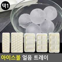 칵테일용 커피용 아이스볼 얼음 트레이 주방도구 얼음보관 아이스메이커 온더락얼음, 원형소형 20구