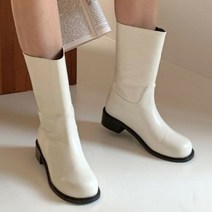 셀러허브 여성패션 [VY] 여자 종아리부츠 두꺼운굽 와이드 키큰녀 워커
