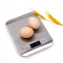 이유식 다이어트 주방 계량 스테인레스 전자 저울 5kg, 화이트(건전지없음)
