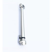짚스템 자전거 스템 카본 접이식 헤드 튜브 더블 네일퀵 릴리스 특별 가격, 40cm q-r 실버