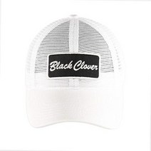 Black Clover New Live Lucky Lattice 1 BC 패치 화이트/블랙 조절 가능한 모자/캡