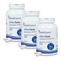 사나익스퍼트 아쓰로 포르테 120정 3팩 SanaExpert Arthro Forte Joints Bones Cartilage with MSM