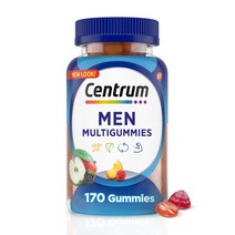Wyers 센트룸 멀티구미스 남성용 멀티비타민 170정 (구미) Centrum MultiGummies Men Multivitamin Gummies - 170ct, 1개