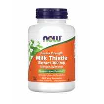 NOW Foods 2배 강도 밀크시슬 밀크씨슬 실리마린 300mg 200 배지캡슐 비건 코셔 아티초크 서양민들레 할랄