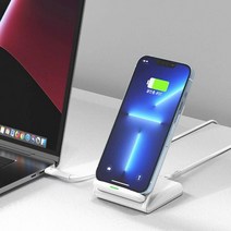 핸드폰거치대 LED 표시등 15 PD 스탠드 무선 고속충전기 거치대 무선충전기, 옵션/밸류엠 15W PD 고속 스탠드 무선충전기
