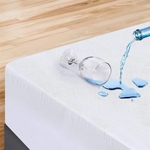 어싱 접지 매트 패드 프리미엄 방수 테리 매트리스 보호 침구 흡수성 통기성 매트리스 커버 소음 포켓 침대용, Only 2pcs Pillowcase