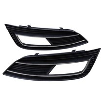 자동차 앞 그릴 범퍼 안개등 커버 램프 프레임 트림 아우디 A4L B9 2013 에 적합 1 쌍, 01 pair