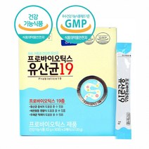 종근당 프로바이오틱스 유산균 19 혼합유산균 분말 스틱 장건강 배변활동도움 유산균증식 온가족 식약처인증, 유산균 6 개
