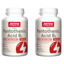 [Jarrow Formulas] 비건 판토텐산 B5 500 mg 100 베지캡슐 2 SET