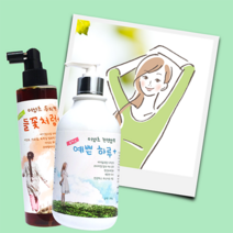 메이팜 들꽃처럼 어성초 두피팩 플러스 ﻿210ml + 예쁜 하루 어성초 샴푸 플러스 500g