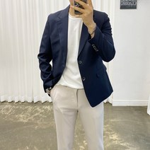 아도르클래식 시크 4컬러 반밴딩 남자 봄 여름 가을 프리미엄 자켓