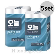 오늘 프리미엄 저자극 롤 화장지 휴지 티슈 30롤 10
