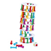 어린이집 유아 아기 협동심발달용 타워스태커 보드게임 집중력