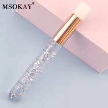 Msokay속눈썹 연장 클리닝 브러쉬 골드 코 블랙 헤드 폼 클린 리무버 이식 속눈썹 샴푸 어플리케이터 메, 05 Shining silver