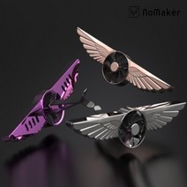 프로펠러 LED 고급 명품 자동차 차량용 숑풍구 악세사리 방향제 담배냄새제거 탈취제, 실버_제이콥스레인