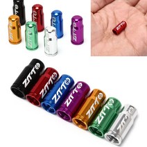 자전거 MTB 타이어 프레스타 밸브캡 레드색 튜브 마개, 단품, 1개
