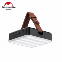 캠핑 라이트 야외 캠프 텐트 램프 초경량 하이킹 텐트 led 라이트 야간 조명 자연 하이킹 삼각대 nh18y001-a, 검은 색