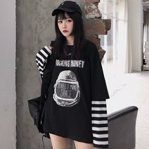 여학생 커플 겨울 맨투맨 라운드넥 브이넥 풀오버 루즈핏 후드 티셔츠