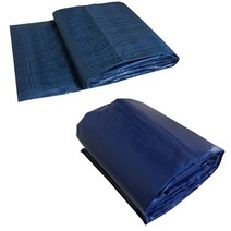 방수포 그라운드시트 덮개 캠핑 천막 호루 천막지 호로 갑바, 2.6M x 3.6M 고급지 청색