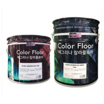 [노루페인트] 칼라에폭시 예그리나 칼라플로어 상도13.5KG +색소(공장 사무실 호텔 커피숍 주차장바닥), 와인레드(주제+경화제+색소)