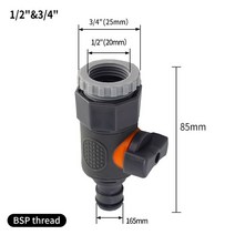 입문용 호스 퀵 커넥터 1/2 