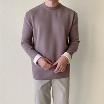 모모코 이중지배색니트(4color)