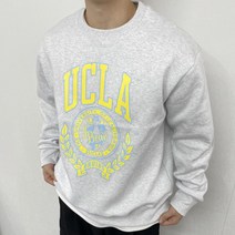 베럴댄나우 남자 오버핏 UCLA 박스핏 레터링 기모 맨투맨