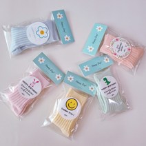 어린이집 생일 답례품 선물 구디백 포장 유치원 답례품 양말 선물, 파스텔(골고루) 1개, S(2-3세)