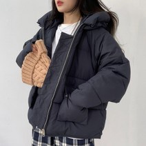 [후드일체형/하이넥] 제딘 후드 패딩