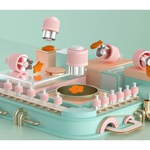 2022년 최신상품 쿠키틀 야채틀 제작 쿠키커터 모양틀 캐릭터12종 이유식 도시락 베이킹, 핑크