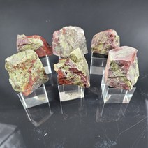 천연 용 혈석 드래곤 블러드 스톤 러프 원석 100g