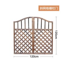 방부목 안뜰 경첩 목재 울타리 낮은 대문 가림막 휀스 펜션 대형 인테리어 전원주택, 단일사이즈, 경사망 단도어