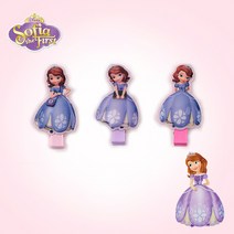 (디즈니) 프린세스 소피아 드레스집게핀 머리핀