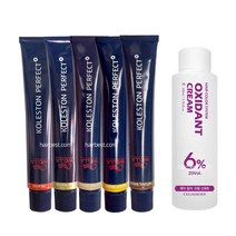 웰라 콜레스톤 플러스 염색약 80g+산화제100ml 네츄럴 브라운/컬러컨트롤, 컬러컨트롤 핑크