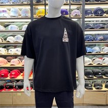 NBA NC11 실사 와펜 장식 메쉬 반팔 BK N212TS223P